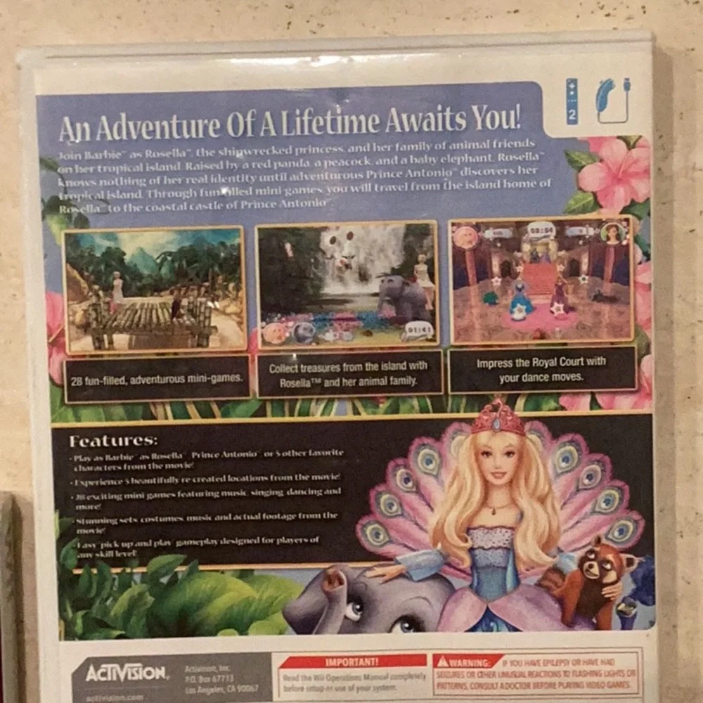 Barbie Groom & Glam Wii Game Island Princess & Jet Set & Style Lot Of 3 Nintendo